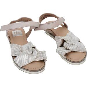 Dolce Vita Viper Woven Wedge Girls Sandals Natural Sz 11 Toddler